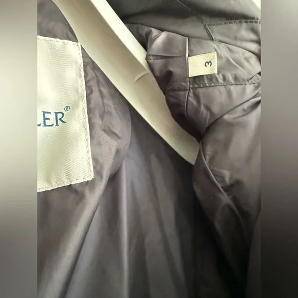Moncler Flammette Hooded Puffer Coat/Down Jacket, Size 3